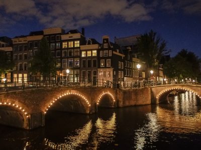 Amsterdam at night