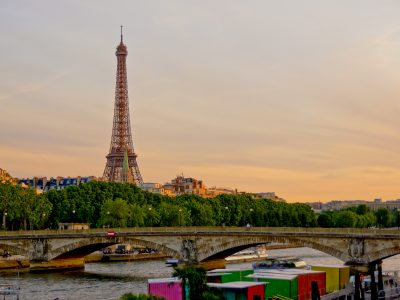 Paris At Sunset