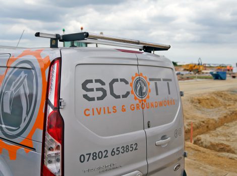 Van Decal - Scott Civils Groundworks