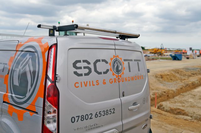 Van Decal - Scott Civils Groundworks