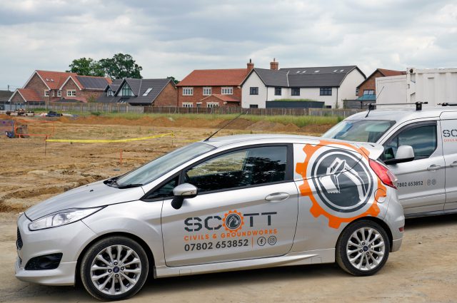 Van Decal - Scott Civils Groundworks