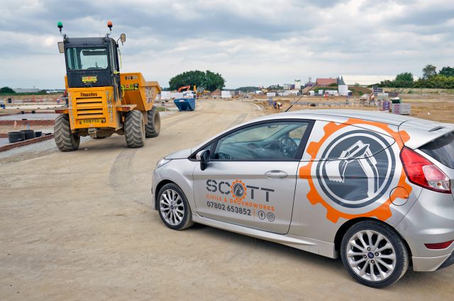 Van Decal - Scott Civils Groundworks