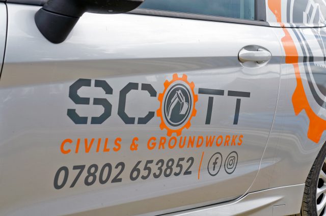 Van Decal - Scott Civils Groundworks