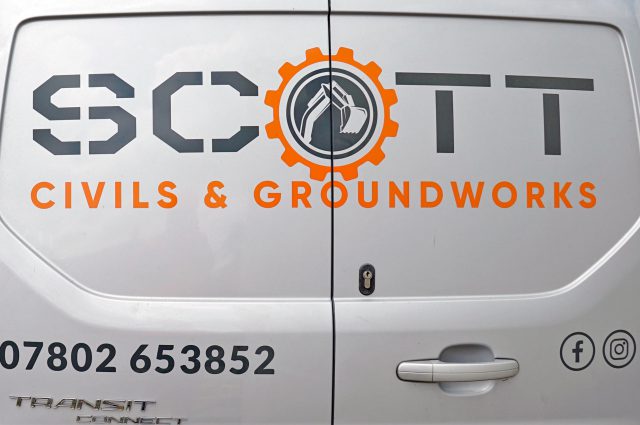 Van Decal - Scott Civils Groundworks