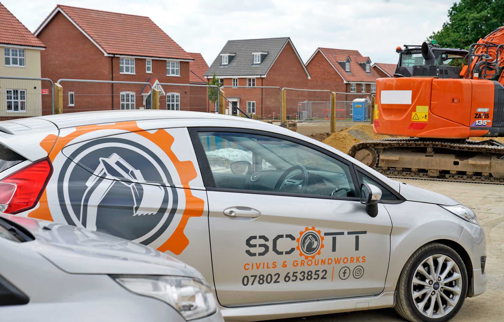 Scott Civils Groundworks - Van Decal