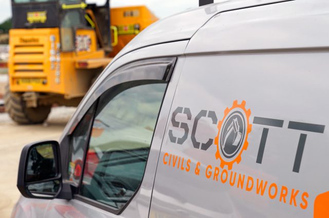 Van Decal - Scott Civils Groundworks