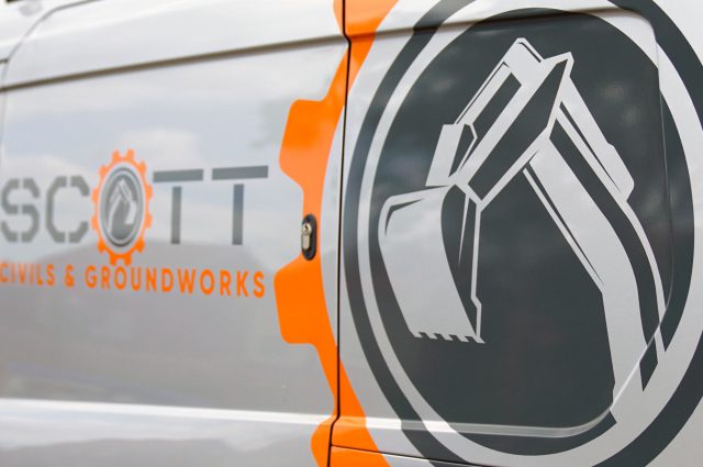 Van Decal - Scott Civils Groundworks